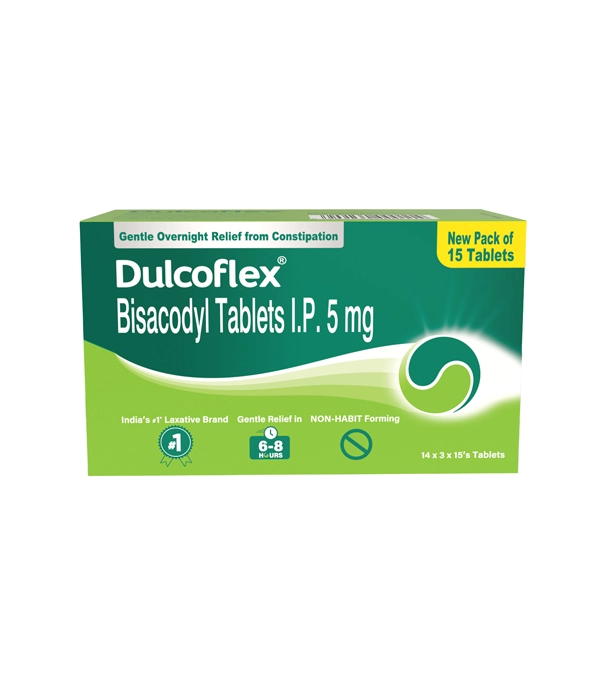 Dulcolax Overnight Laxative Tablets packaging with doctor recommendation badge.